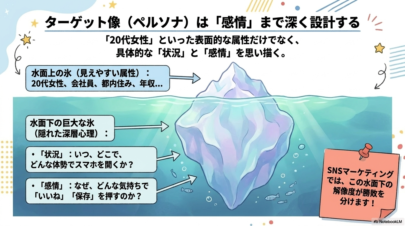 ペルソナ 氷山モデル