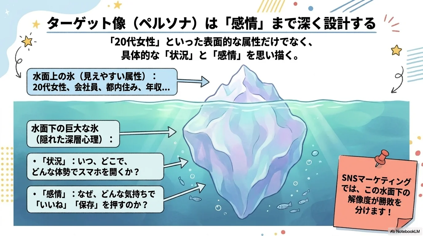 ペルソナ 氷山モデル