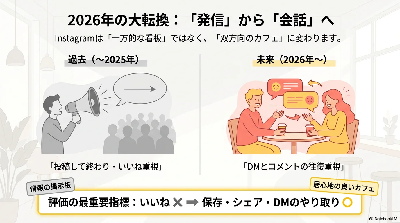 発信から会話への大転換