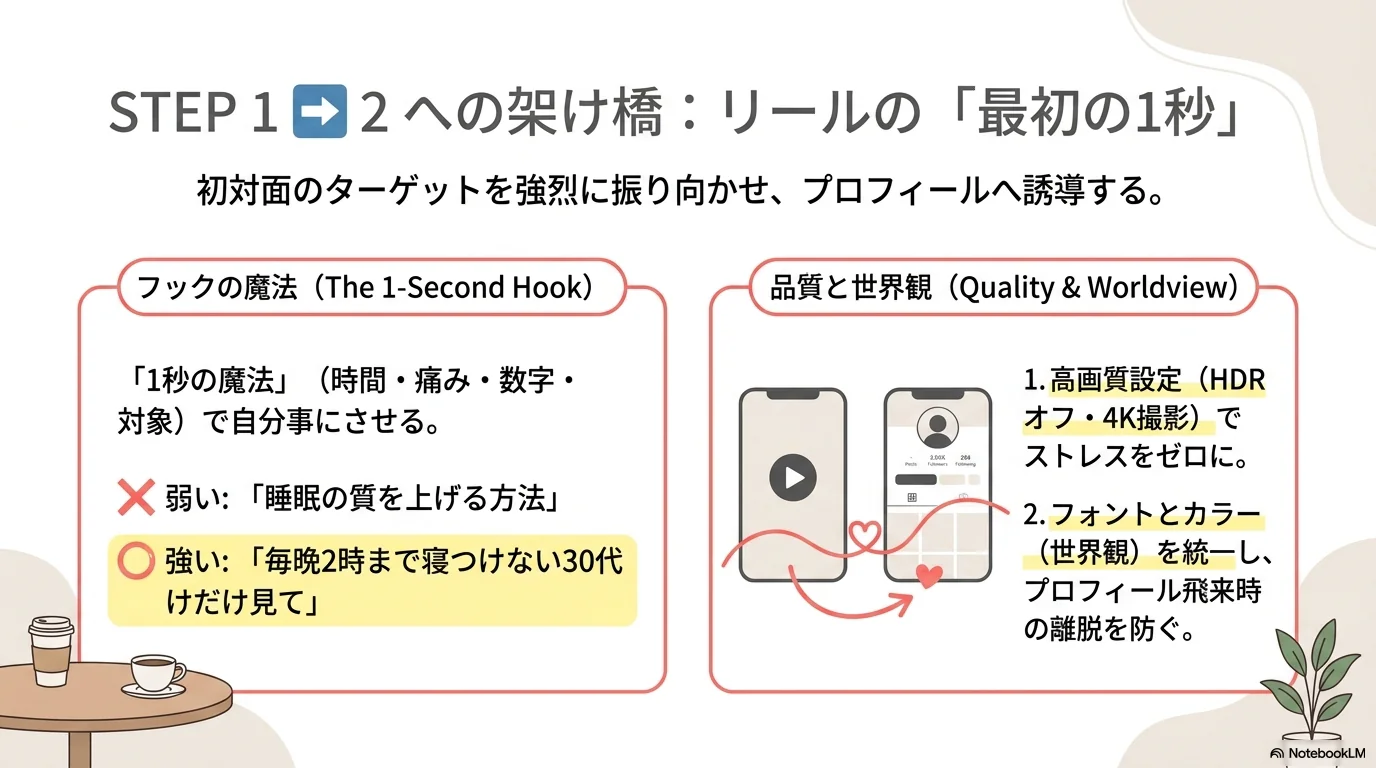 リールの最初の1秒