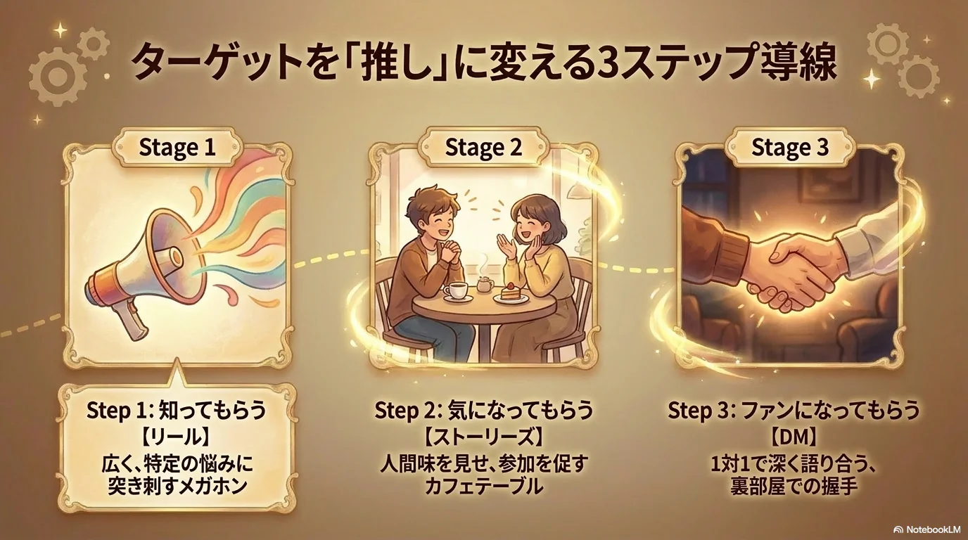 3ステップ導線ロードマップ