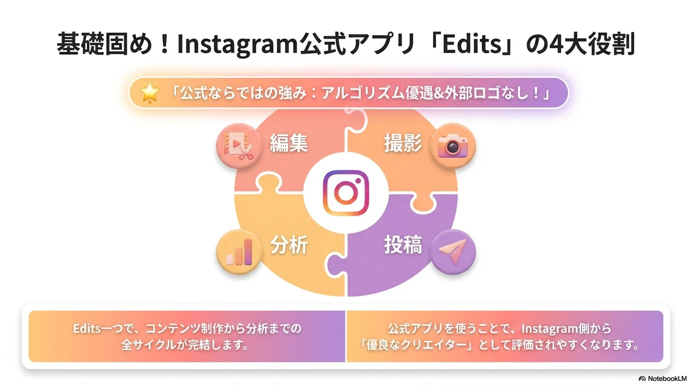 Editsの4大役割まとめ