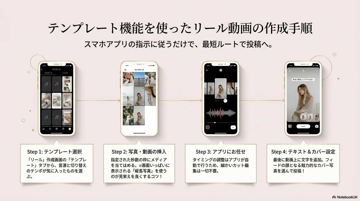 テンプレート作成4ステップ