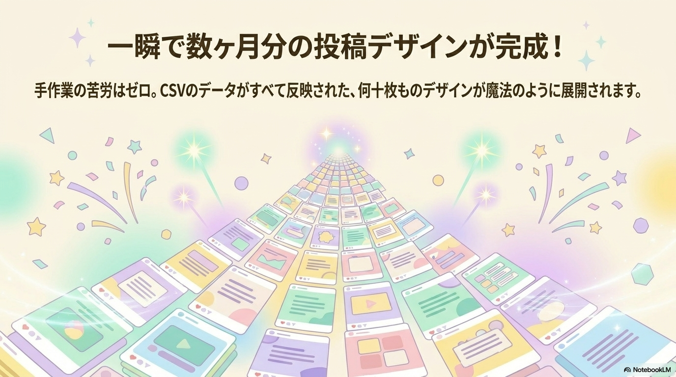 一括生成の実行